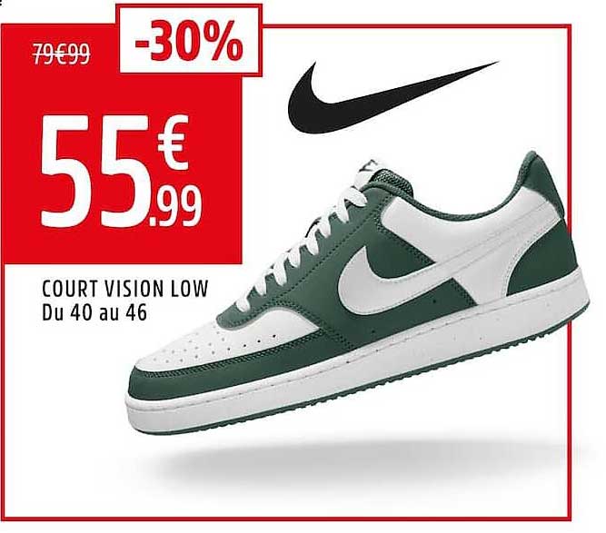 COURT VISION LOW Du 40 au 46