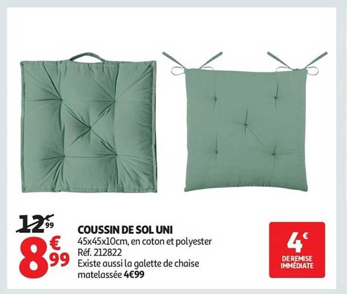 COUSSIN DE SOL UNI