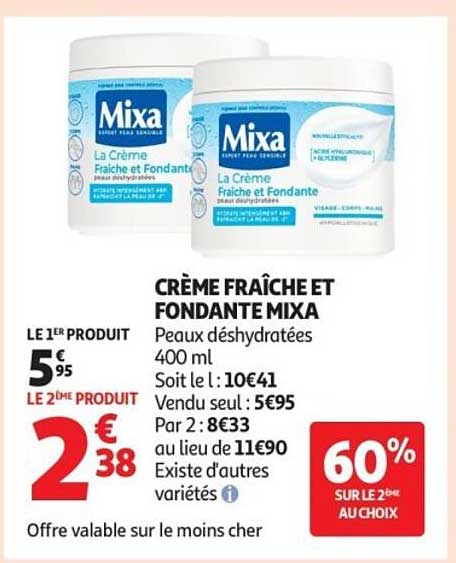 CRÈME FRAÎCHE ET FONDANTE MIXA