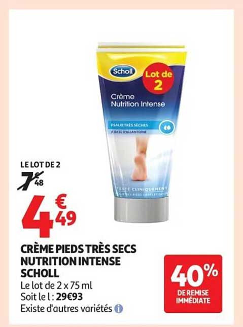 CRÈME PIEDS TRÈS SECS NUTRITION INTENSE SCHOLL
