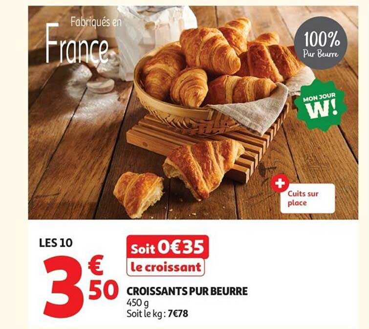 CROISSANTS PUR BEURRE