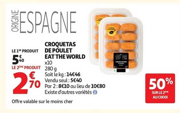 CROQUETAS DE POULET EAT THE WORLD