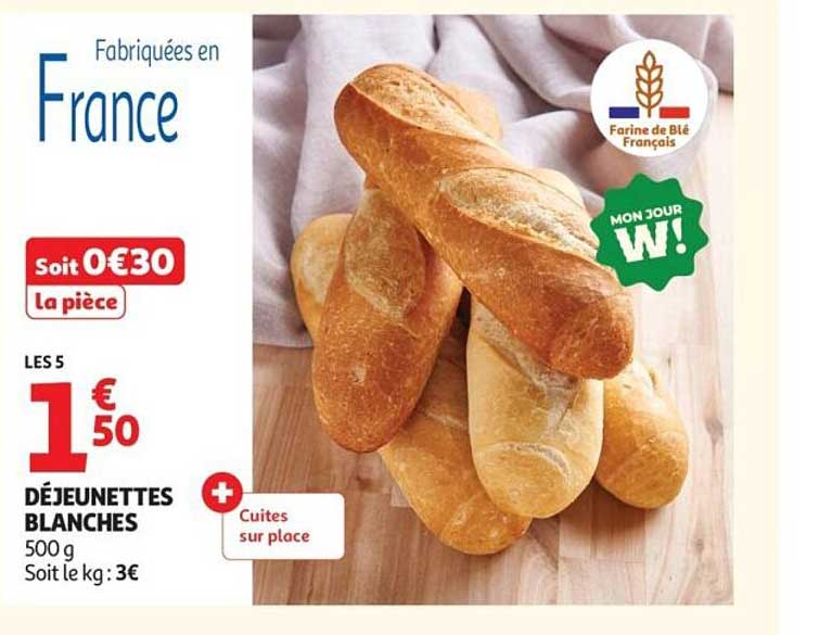 DÉJEUNETTES BLANCHES