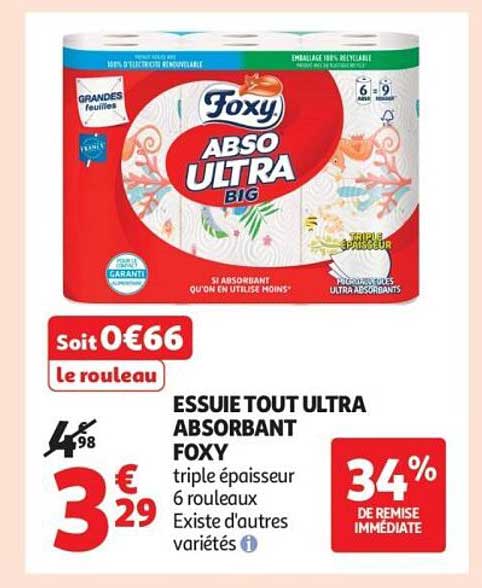 ESSUIE TOUT ULTRA ABSORBANT FOXY