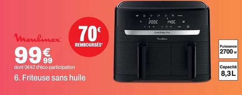 Friteuse sans huile