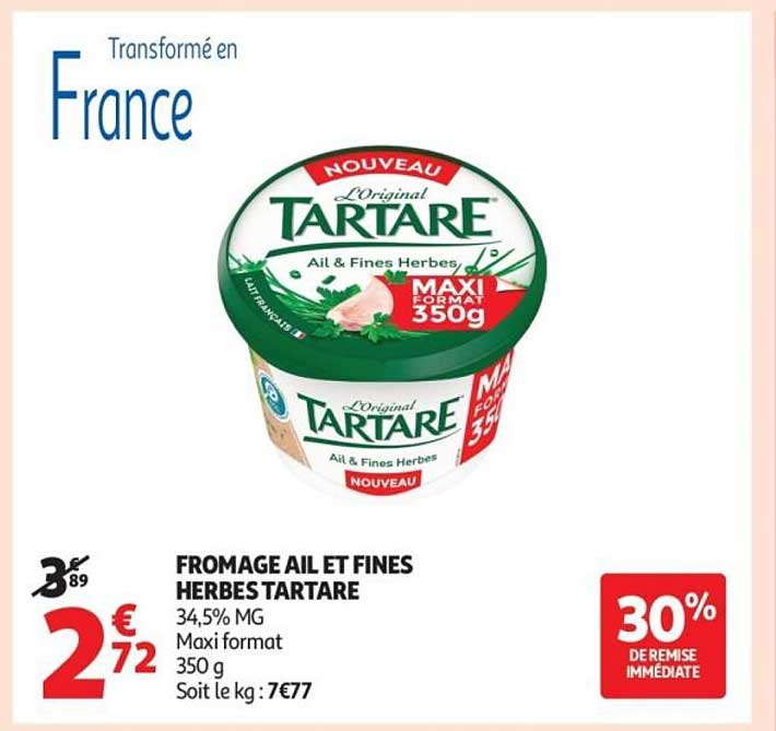 FROMAGE AIL ET FINES HERBESTARTARE
