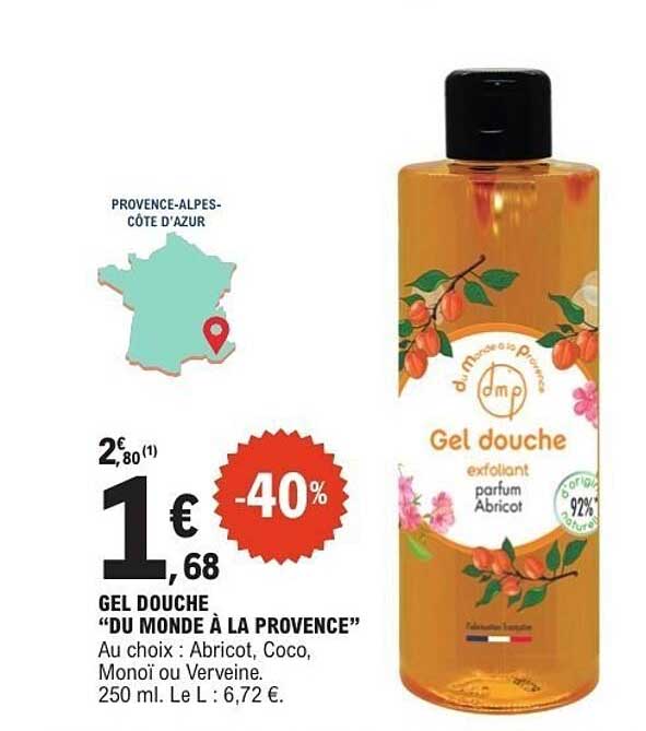 GEL DOUCHE “DU MONDE À LA PROVENCE”