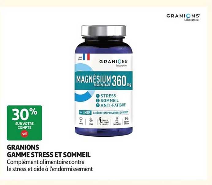 GRANIONS GAMME STRESS ET SOMMEIL