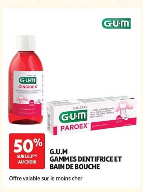 G.U.M GAMMES DENTIFRICE ET BAIN DE BOUCHE