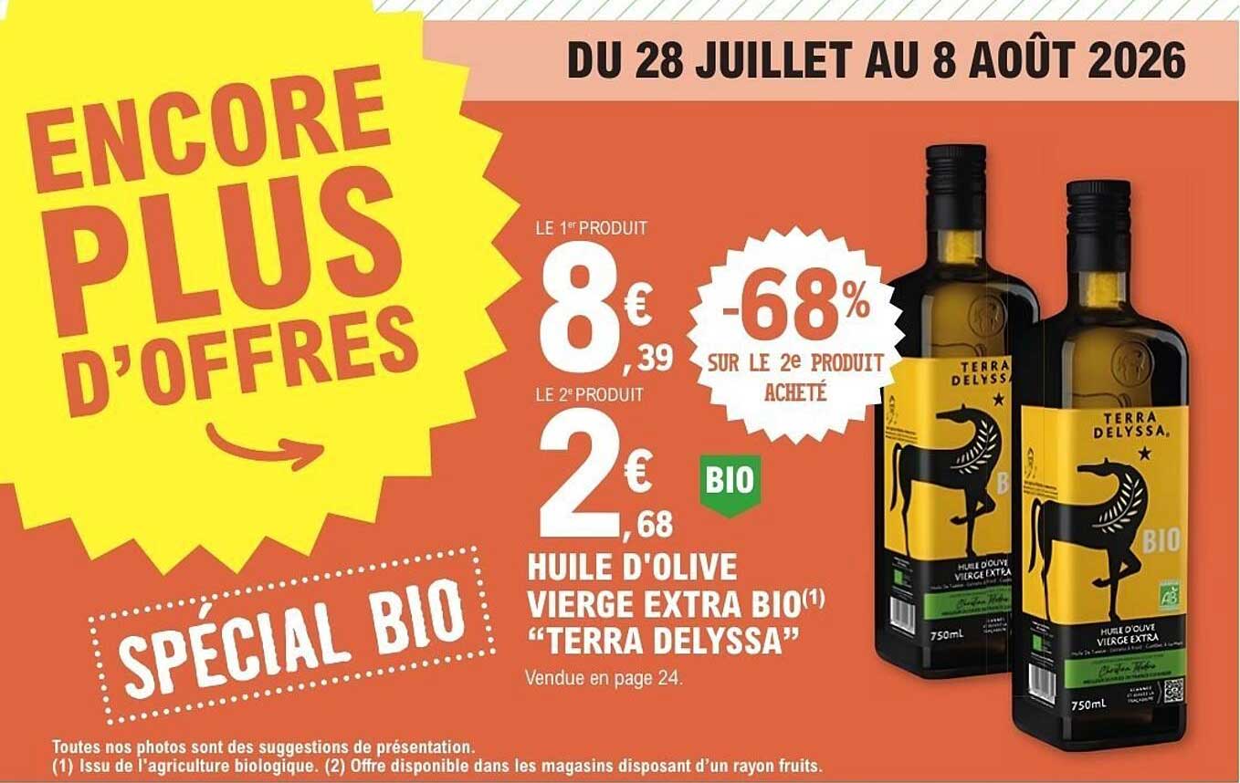 Huile d'olive vierge extra bio “Terra Delyssa”