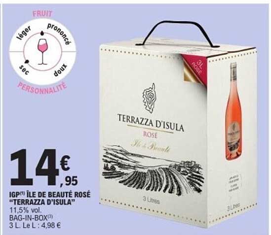 IGP ÎLE DE BEAUTÉ ROSÉ "TERRAZZA D'ISULA"