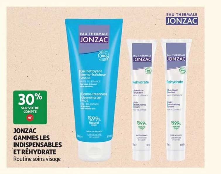 JONZAC GAMMES LES INDISPENSABLES ET RÉHYDRATE