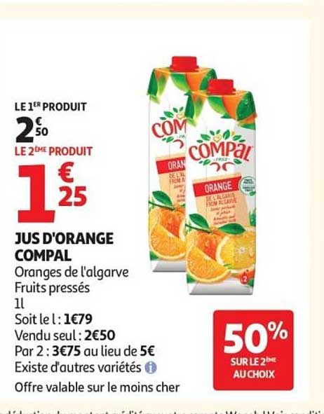 JUS D'ORANGE COMPAL