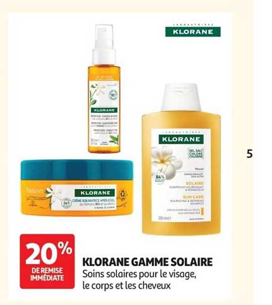 KLORANE GAMME SOLAIRE