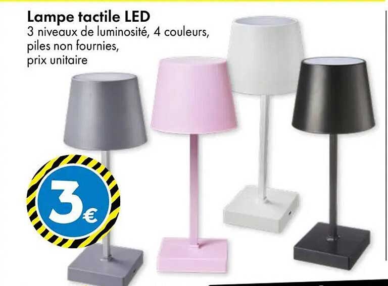 Lampe tactile LED