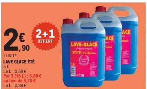 LAVE GLACE ÉTÉ 5 L