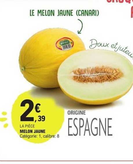 LE MELON JAUNE (CANARI)
