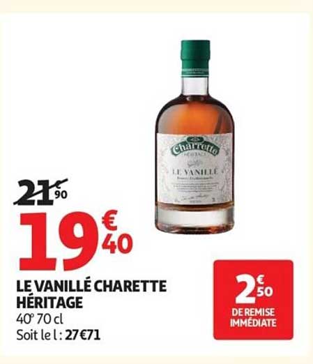 LE VANILLÉ CHARETTE HÉRITAGE