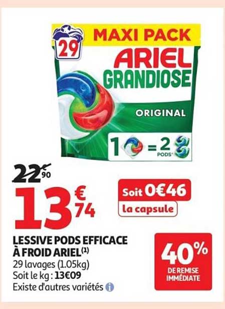 MAXI PACK ARIEL GRANDIOSE ORIGINAL