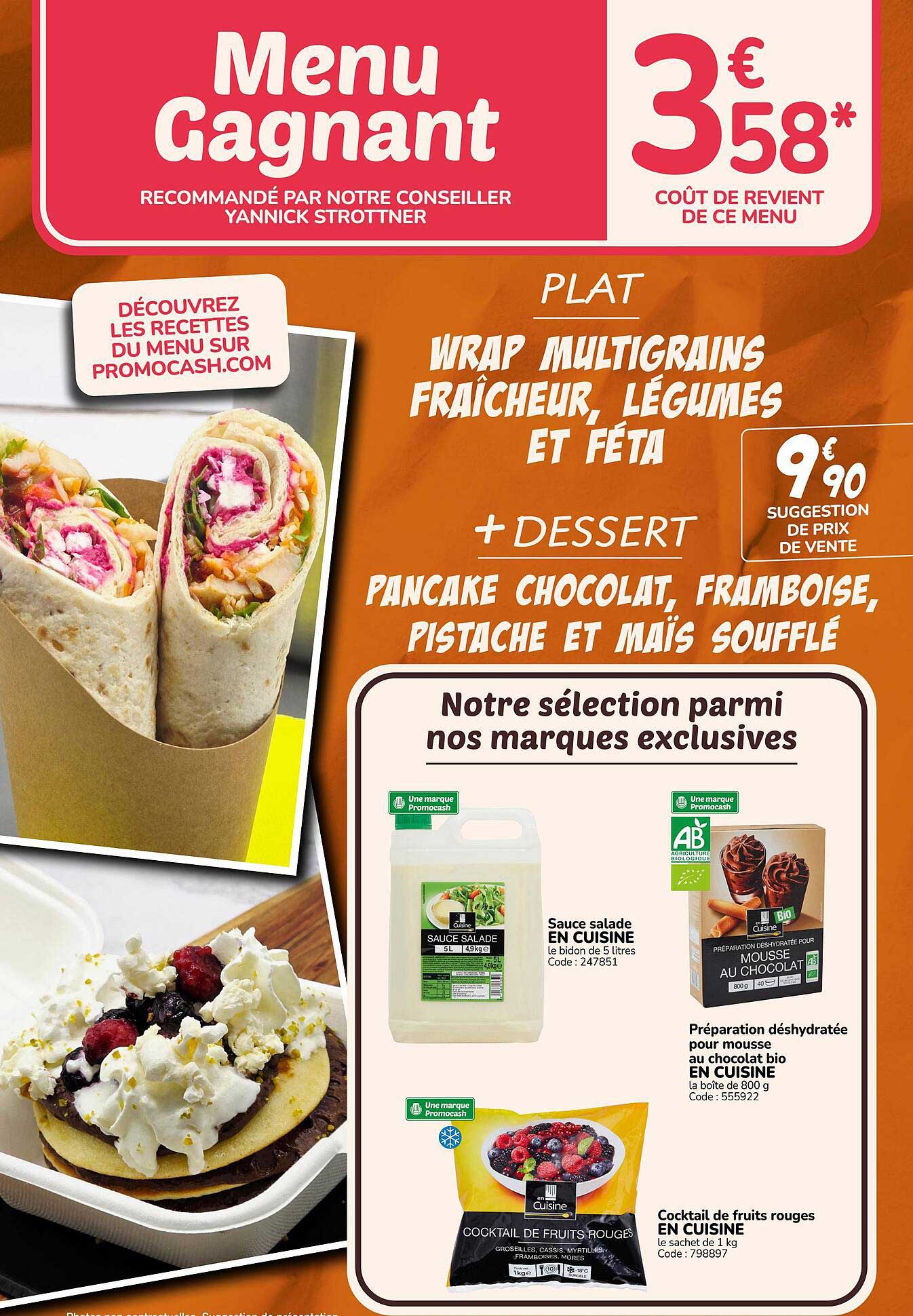 Menu Gagnant