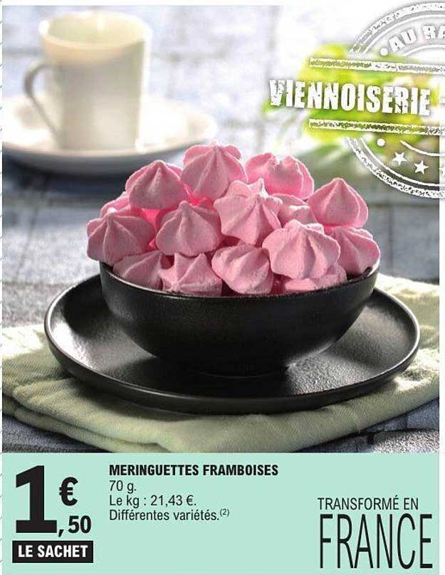 MERINGUETTES FRAMBOISES