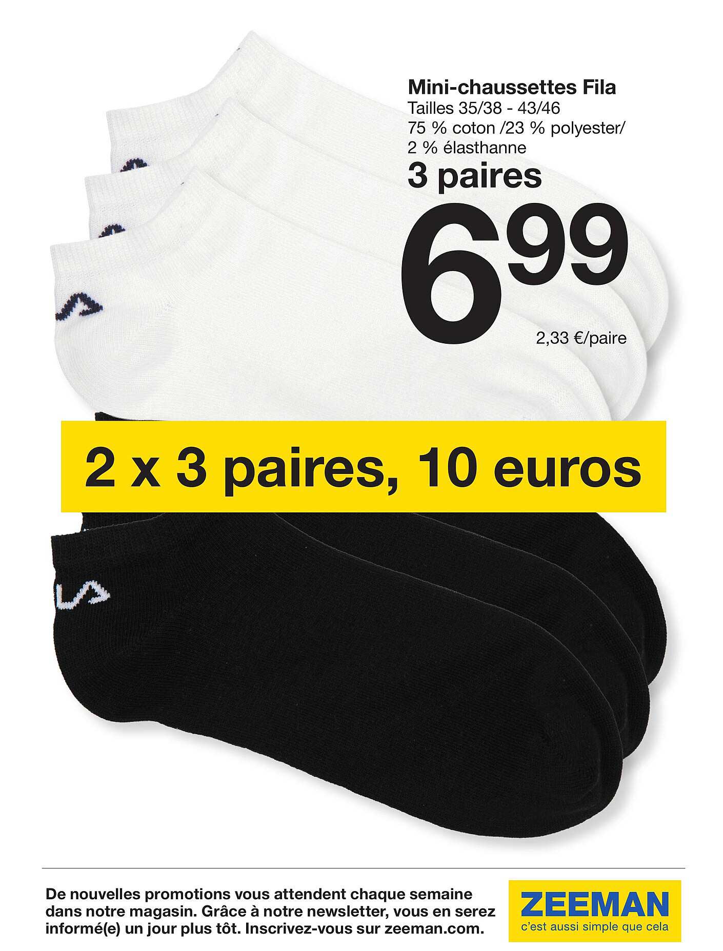 Mini-chaussettes Fila