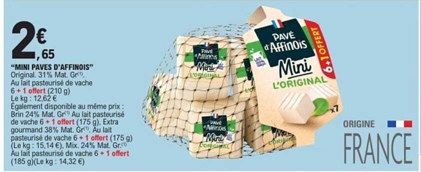 MINI PAVES D'AFFINOIS