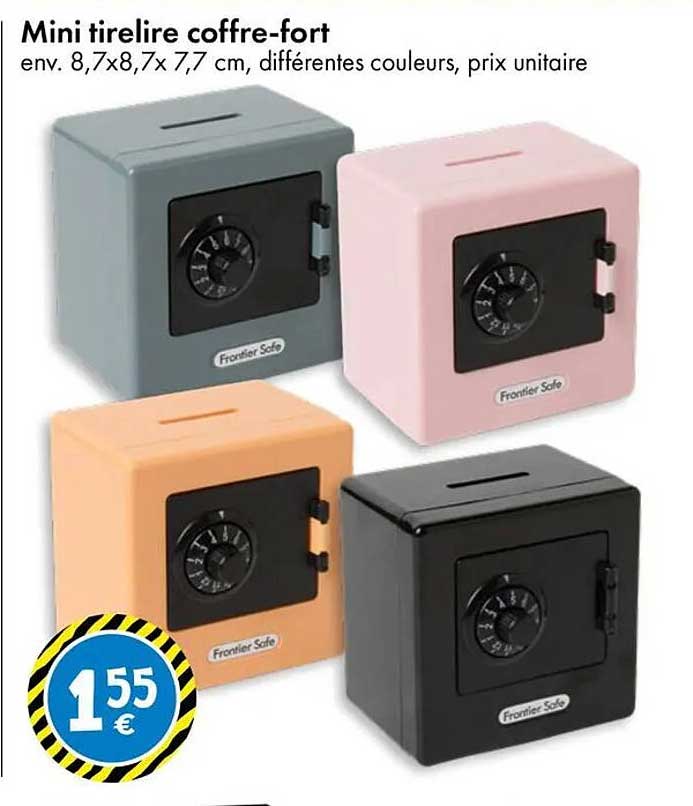Mini tirelire coffre-fort
