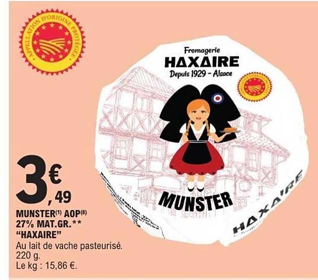 MUNSTER(1) AOP(8) 27% MAT.GR.** “HAXAIRE”