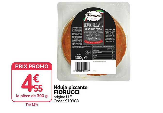 Nduja piccante FIORUCCI