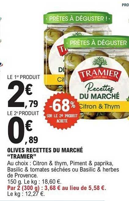 OLIVES RECETTES DU MARCHÉ “TRAMIER”