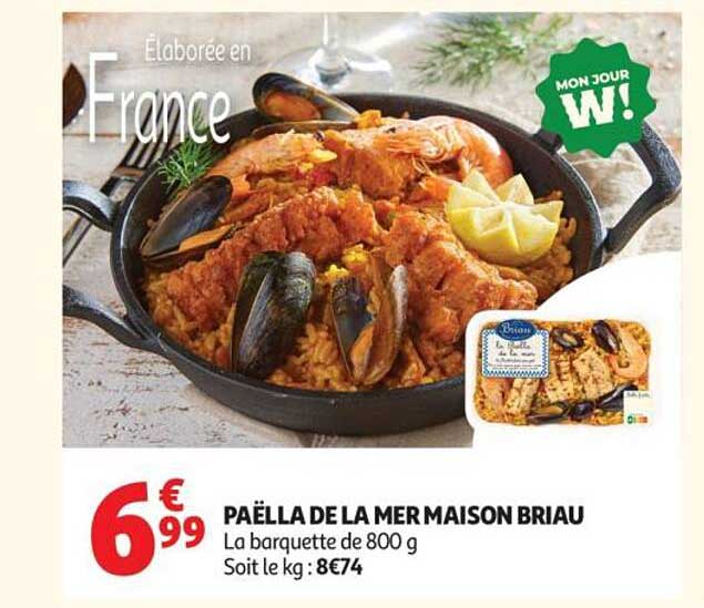 PAËLLA DE LA MER MAISON BRIAU