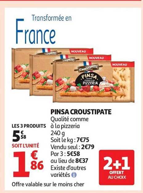 PINSA CROUSTIPATE