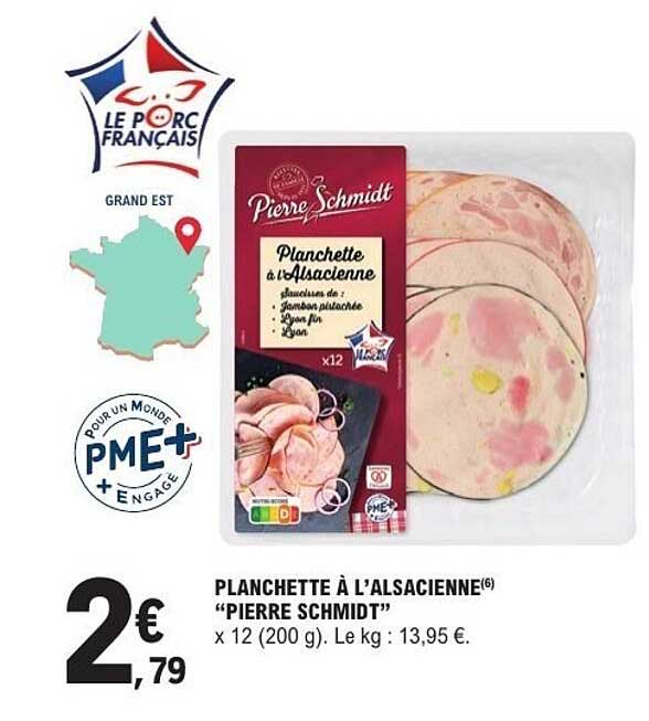 PLANCHETTE À L’ALSACIENNE “PIERRE SCHMIDT” x 12 (200 g)
