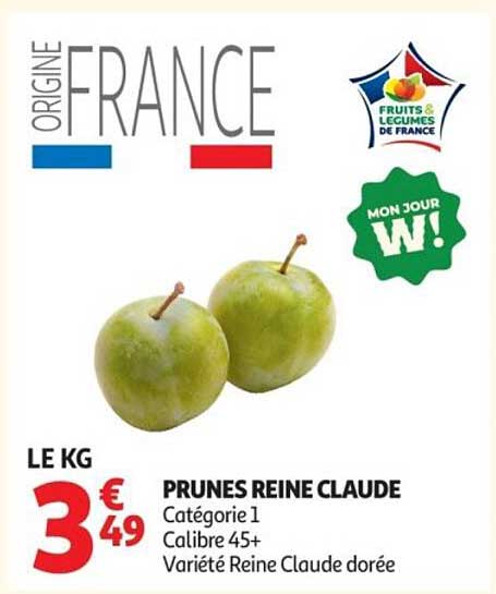 PRUNES REINE CLAUDE