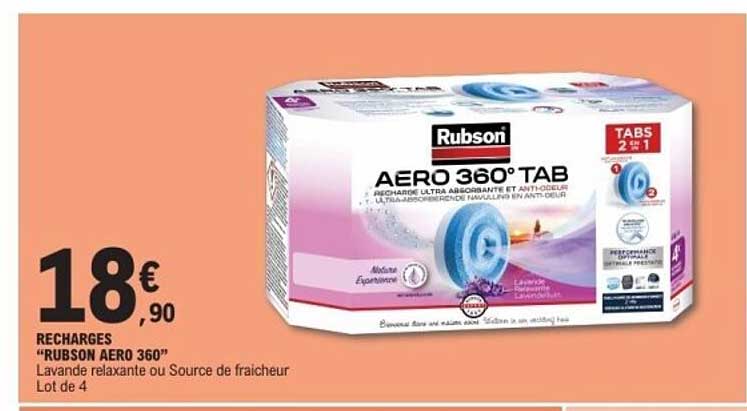 RECHARGES "RUBSON AERO 360°"
