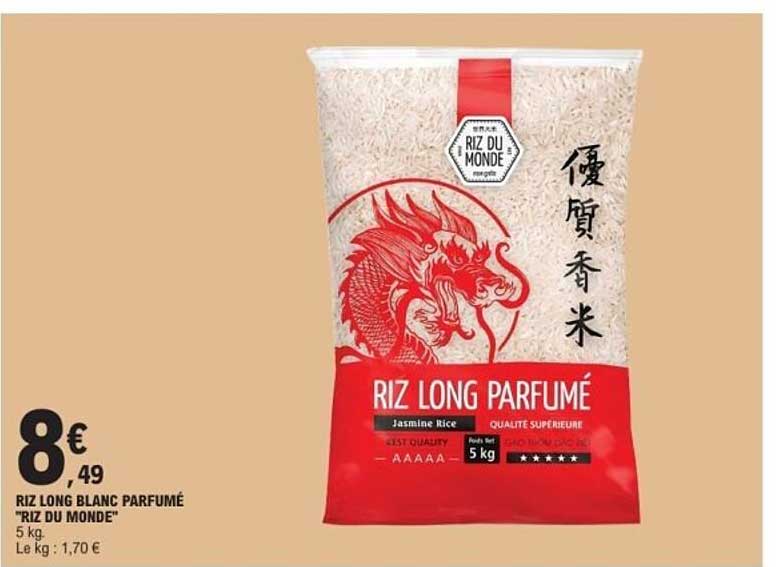 RIZ LONG BLANC PARFUMÉ "RIZ DU MONDE"