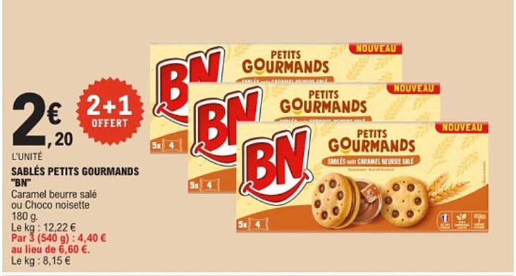 SABLÉS PETITS GOURMANDS "BN"