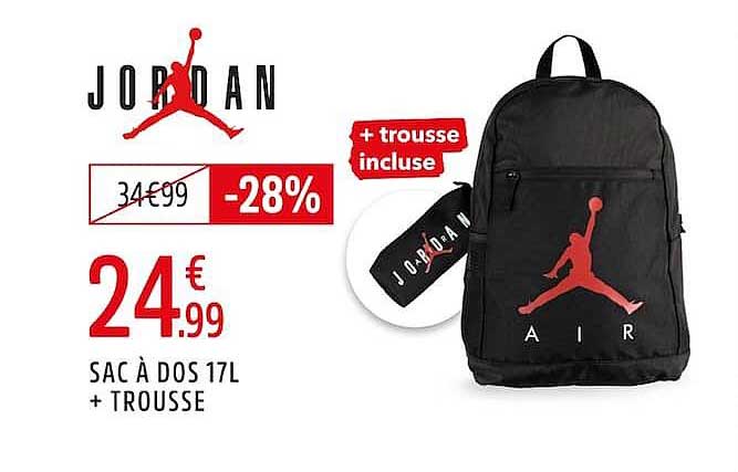 SAC À DOS 17L + TROUSSE