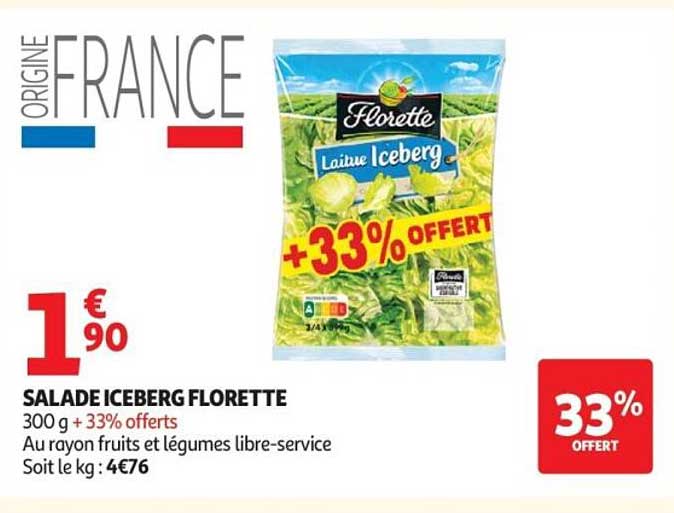 SALADE ICEBERG FLORETTE