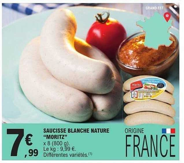 SAUCISSE BLANCHE NATURE “MORIZT”