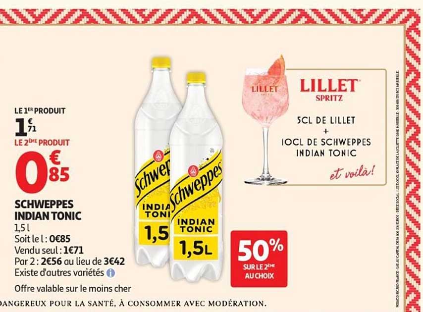 SCHWEPPES INDIAN TONIC 1,5L