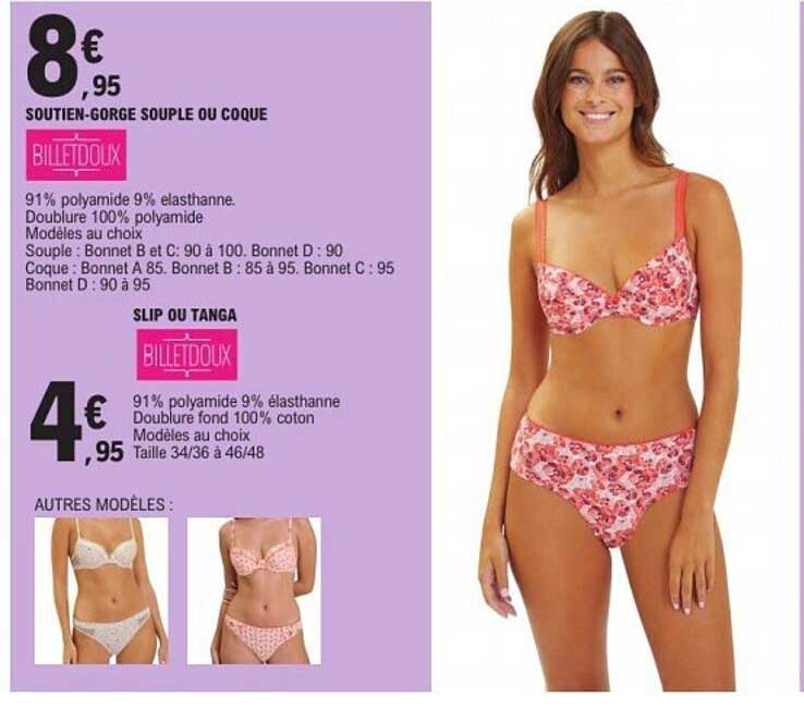 SOUTIEN-GORGE SOUPLE OU COQUE
