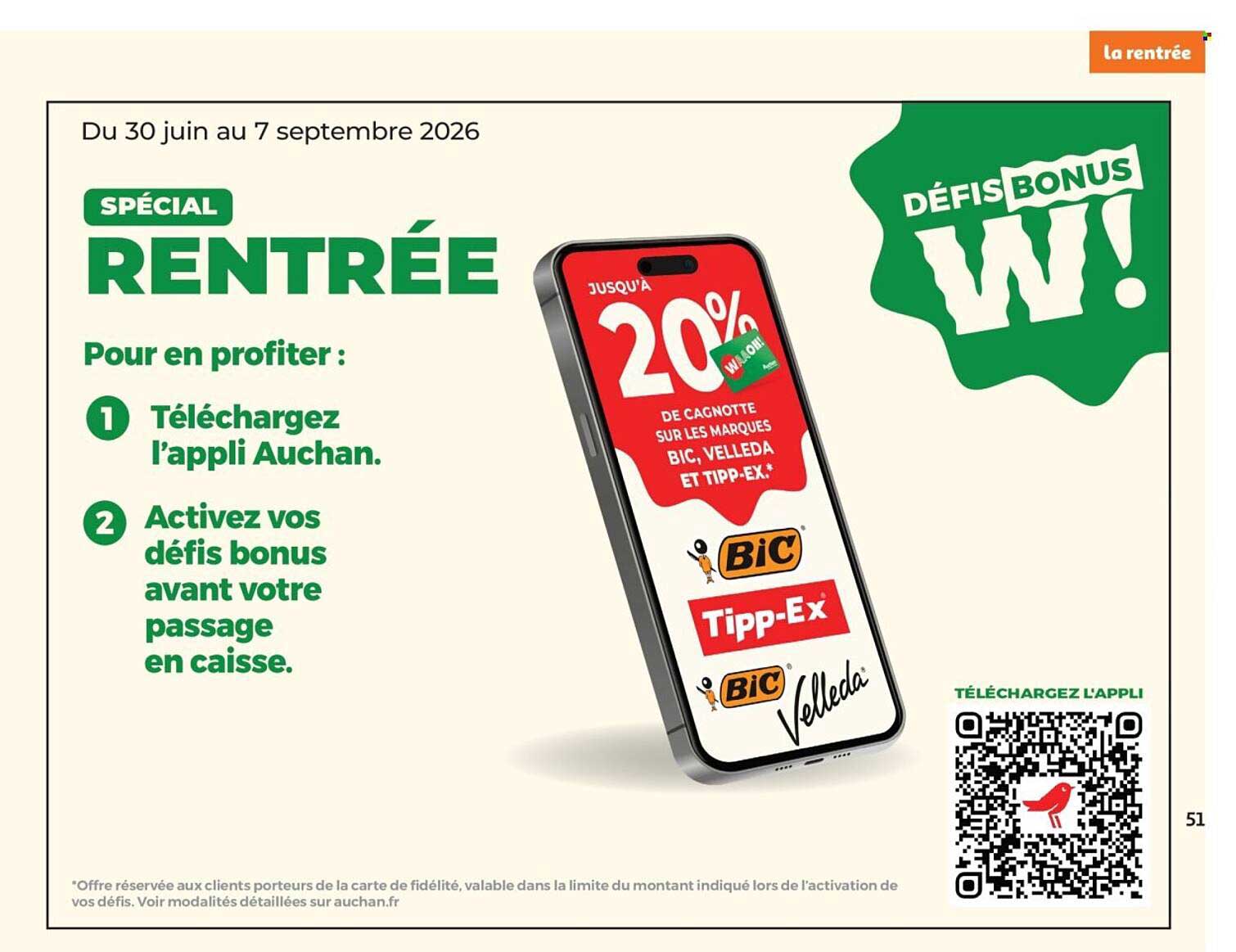 SPÉCIAL RENTRÉE