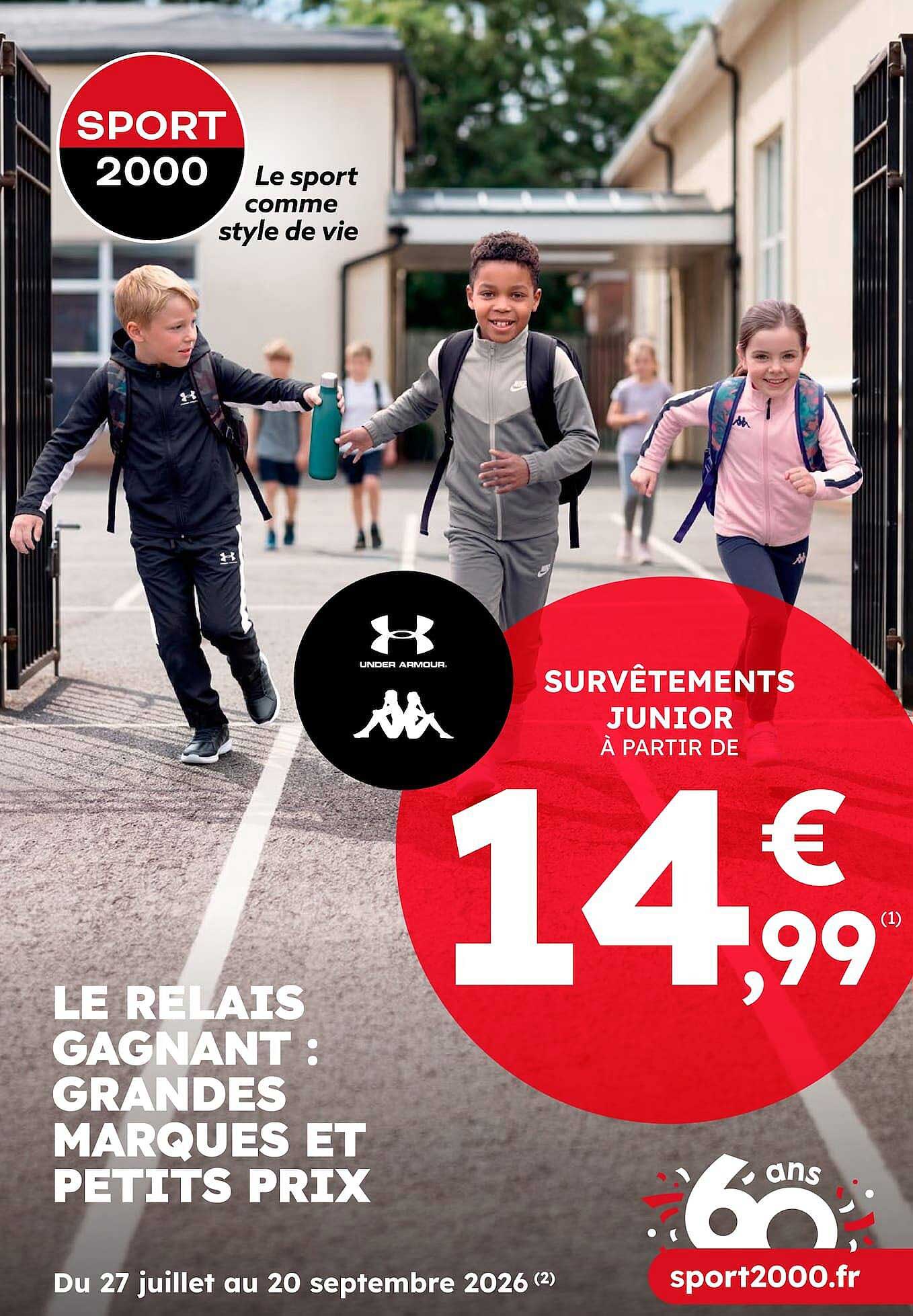 SURVÊTEMENTS JUNIOR À PARTIR DE