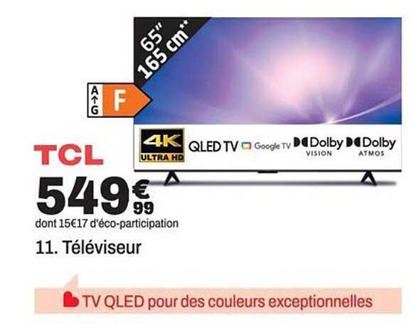 TCL 65'' 165 cm*