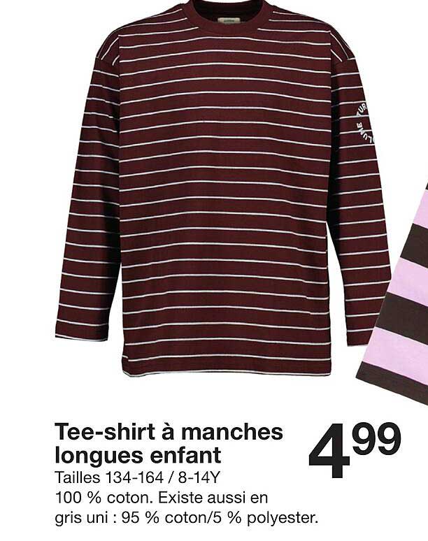 Tee-shirt à manches longues enfant