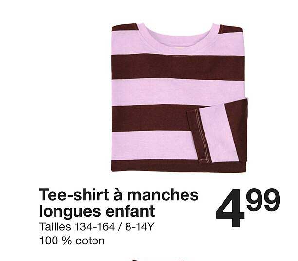 Tee-shirt à manches longues enfant