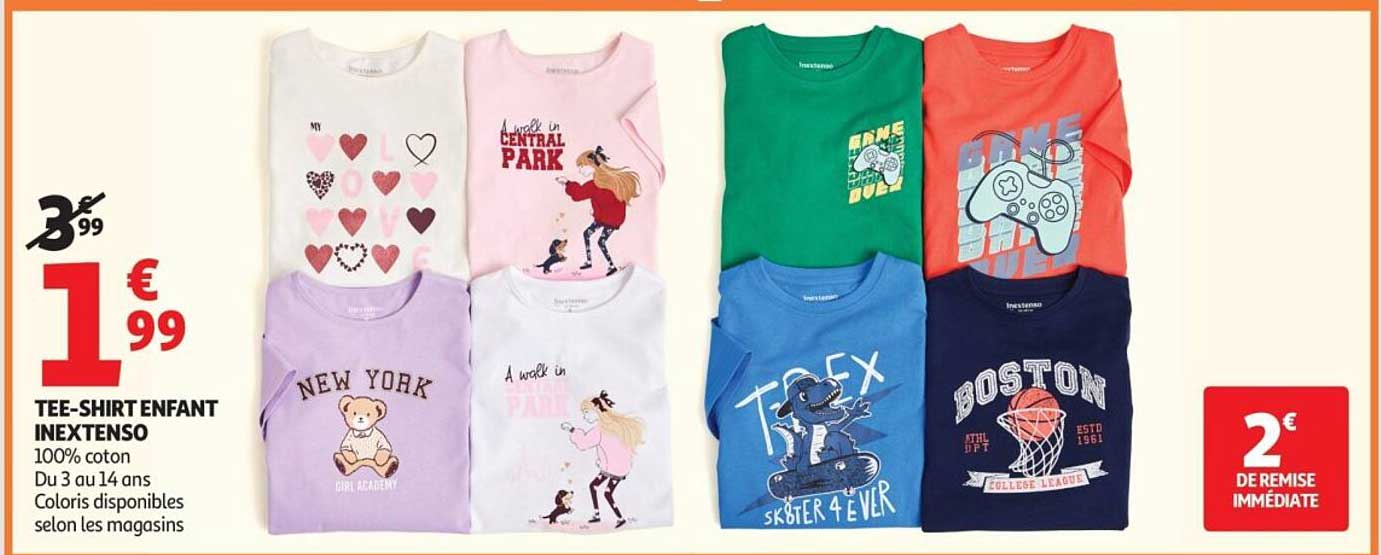 TEE-SHIRT ENFANT INEXTENSO