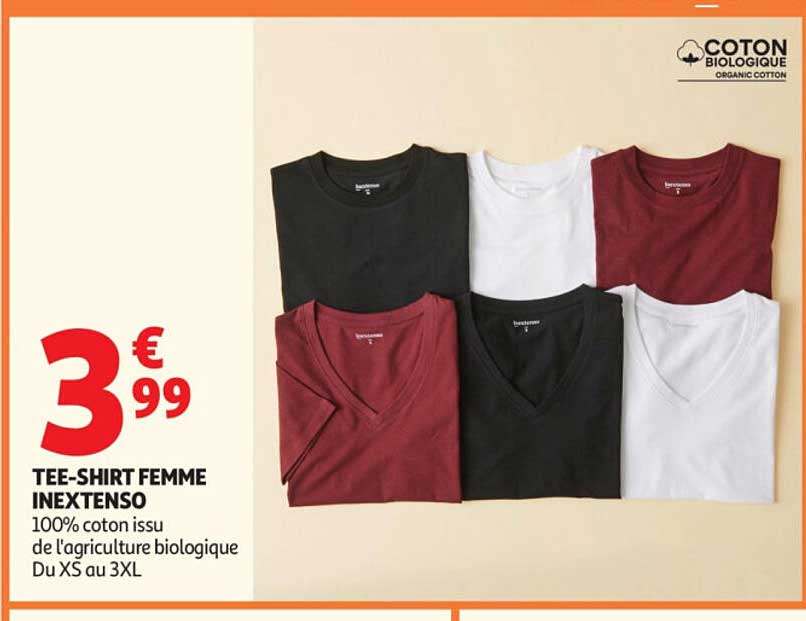 TEE-SHIRT FEMME INEXTENSO